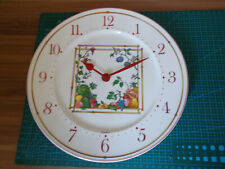 "MY GARDEN" Design VILLEROY & BOCH Fruits/Strawberries Decor Wall Clock 