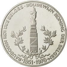 Belgique, Médaille, Baudouin