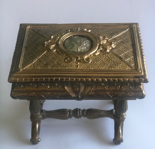 Ancienne boite bijoux avec - ancienne,