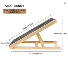 Rampe en bois pour animaux de