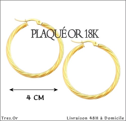 Plaqué 18k anneaux - or,