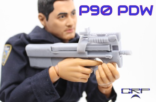 P90 scale 3d printed - 1:6,