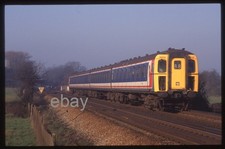 2xORIGINAL 35mm slides-SR EMU Class 423-3809 at Kemsing 14.2.98& 3905 at Horley