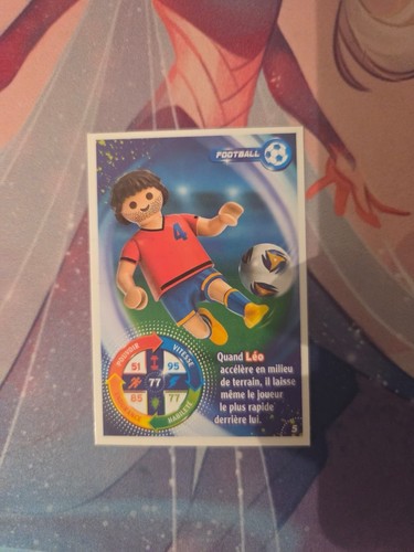 Playmobil carte football leo - carte,