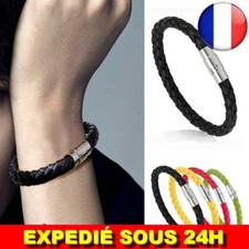 ✅ Bracelet Homme Femme Cuir
