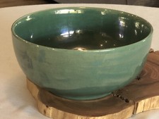 Stoke On Trent England Empire Works Bowl Turquoise Lustre Lustreware Iridescent
