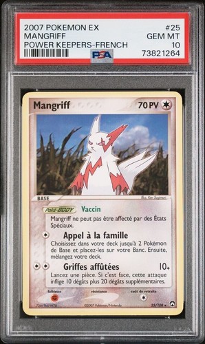Carte pokémon mangriff - carte,