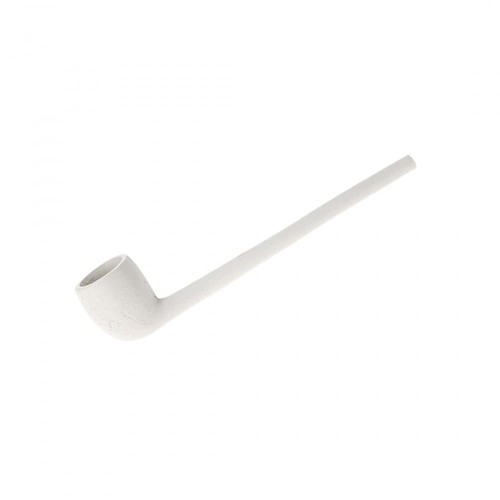 Pipe terre blanche lisse - terre,