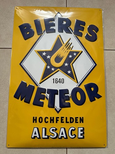 Tole plaque biere - ,