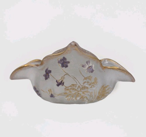 Vase coupe legras décor - vase, de