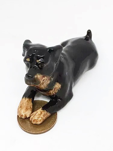 Poupées maison rottweiler - maison,