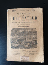 ALMANACH DU CULTIVATEUR - 1870