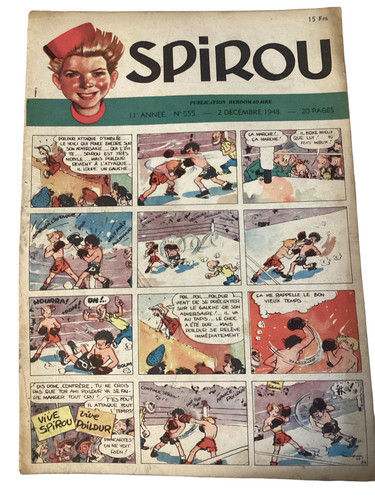Ancienne revue spirou vintage - ancienne,