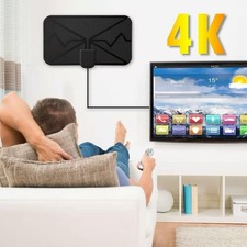 Antenne TV Intérieure Numérique 4K Avec Amplificateur De Signal DVB T HD TV OB