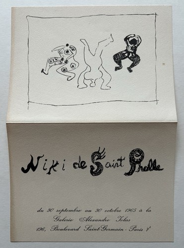 Niki saint phalle carton - niki,