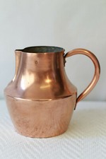 Pichet à anse en cuivre