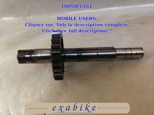 Arbre secondaire boite a - secondaire,