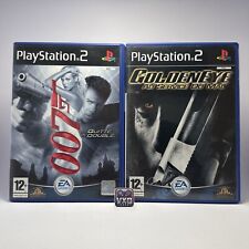 LOT 2 COMPLETE PS2 GAMES FRA GOLDENEYE IN THE SERVICE OF EVIL & 007 QUITS OR DOUBLE