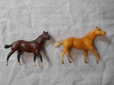 Breyer Stablemate VINTAGE Quarter Horse Stallions Bay & Palomino