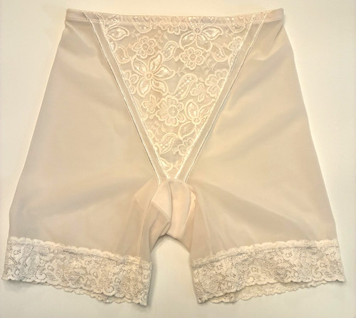 Vintage cachet sheer girdle - sheer,