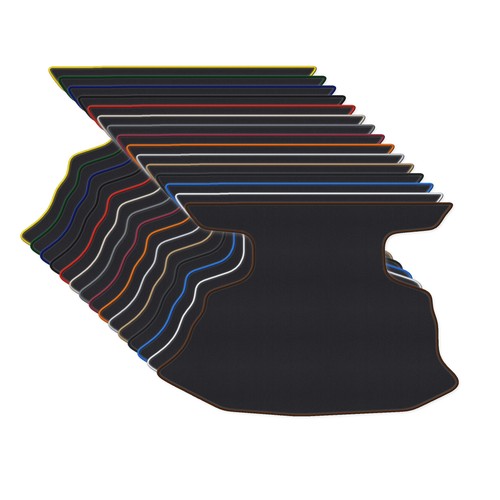 Anthracite tapis coffre velour - coffre,