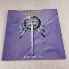 TOTO Japan Tour 1988 Concert Brochure Vintage Music Memorabilia
