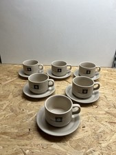 Lot De 6 Tasses Et Sous Tasses  La Maison Du Bon Café Bar Collection