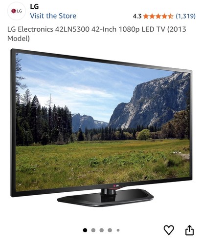 42ln5300 42in 1080p led - lg,