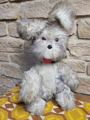 Chien peluche doudou vintage - peluche,