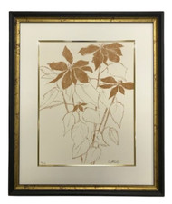 Bernard Cathelin "PRINCETIA" Litograph Art Print Signed Made in 1988 Vintage