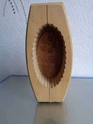 Ancien moule beurre bois - ancien, a