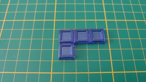 Polyominos bleu tétromino - , en