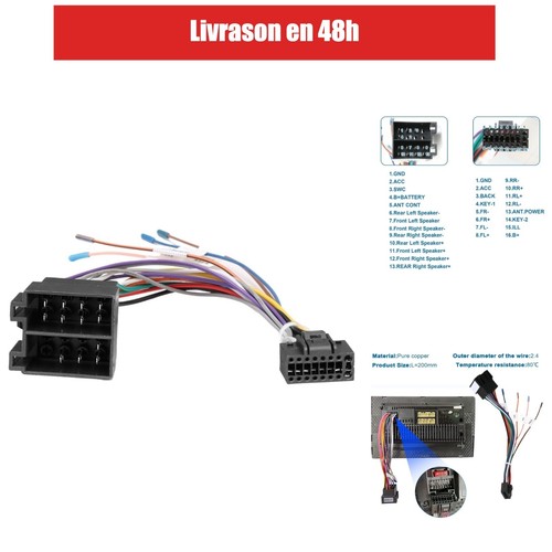 Adaptateur autoradio - autoradio, 16