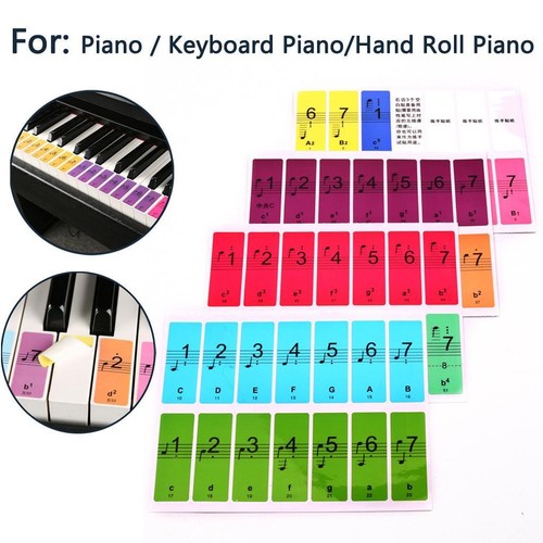 Autocollant clavier note - autocollant,