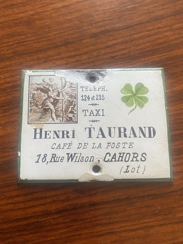 Ancienne petite plaque - petite,