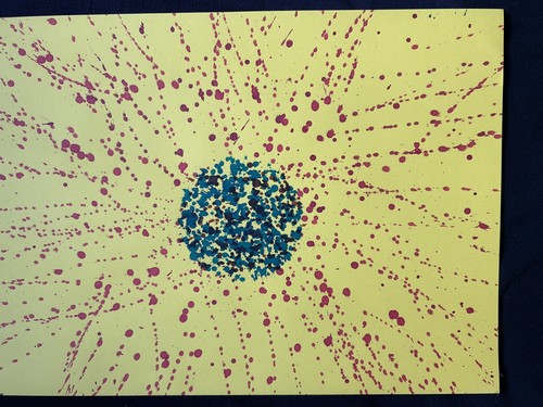 Art contemporain encres sur