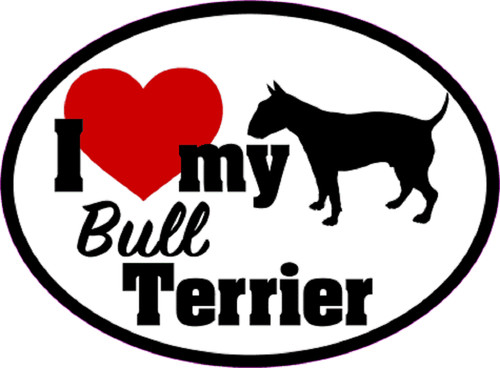 Love bull terrier - i,