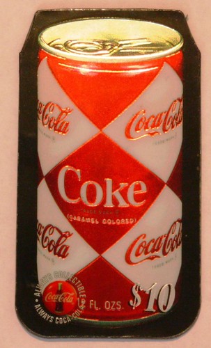 Coca cola découpé métal - '96,