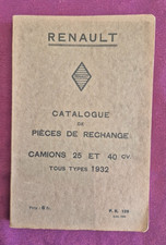 RENAULT camions 25 et 40 cv /
