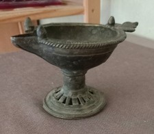 Lampe à huile en bronze XIXe