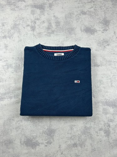 Pull tommy jeans hilfiger bleu - pull,