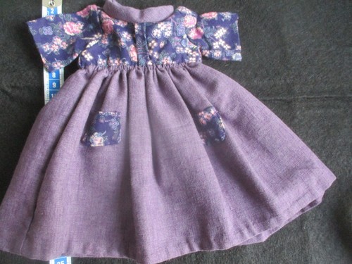 Robe pour poupee ancienne - robe, fait