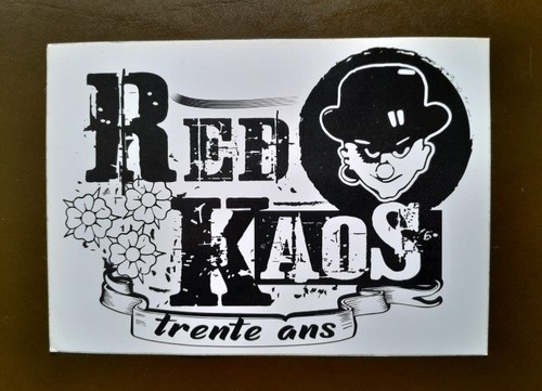 Sticker red kaos - sticker,
