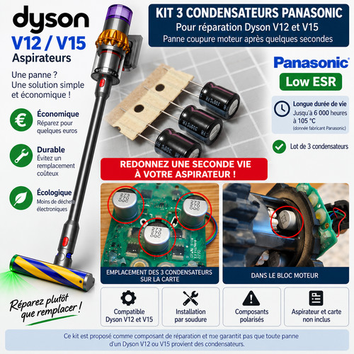 Kit condensateurs panasonic - 3,