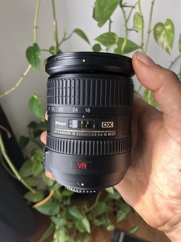 Nikon nikkor 18 200 mm - nikon, af-s