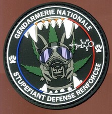 GENDARMERIE / STUPEFIANT DEFENSE RENFORCEE - CHIEN - PVC