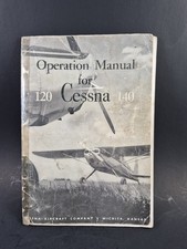Vintage 1947 Operation Manual for Cessna 120 140 Book Cessna Aircraft Company...