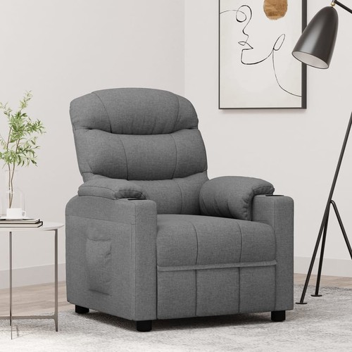 Fauteuil inclinable gris clair - inclinable,