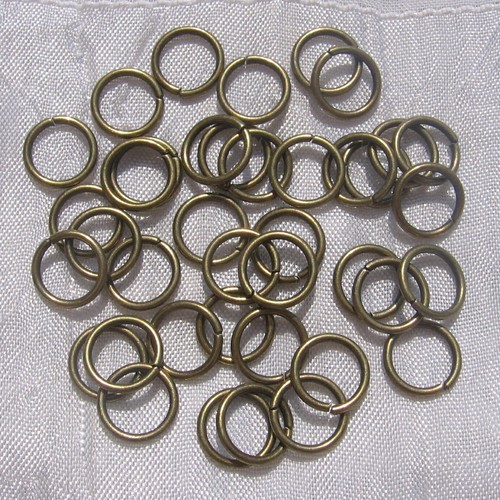 100 anneaux solides 10x1 - solides, 10x1,2mm