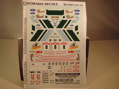 Decals ford sierra - 1/43,